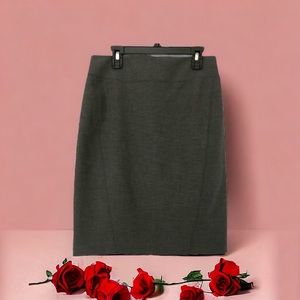 NWT LOFT size 4P grey skirt